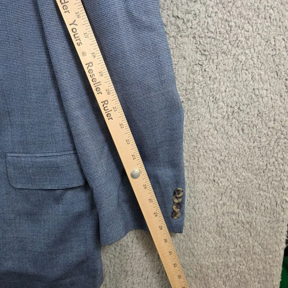 Ermenegildo Zegna Trofeo Blazer Men's 56R 2XL Wool Sport Coat Switzerland Check